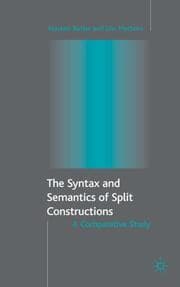 Cover von The Syntax and Semantics of Split Constructions