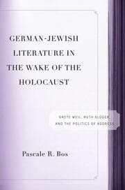 Cover von German-Jewish Literature in the Wake of the Holocaust