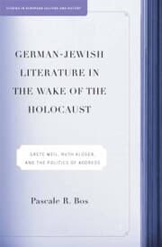 Cover von German-Jewish Literature in the Wake of the Holocaust