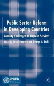 Cover von Public Sector Reform in Developing Countries