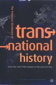 Cover von The Palgrave Dictionary of Transnational History