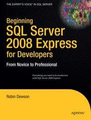 Cover von Beginning SQL Server 2008 Express for Developers