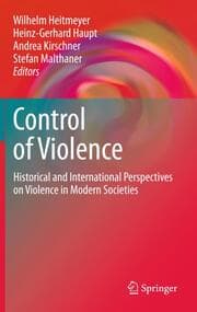 Cover von The Control of Violence in Modern Society