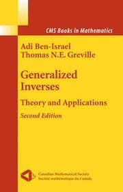 Cover von Generalized Inverses