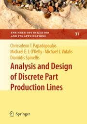 Cover von Analysis and Design of Discrete Part Production Lines