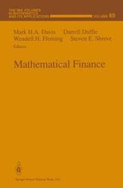 Cover von Mathematical Finance