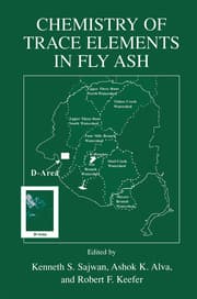 Cover von Chemistry of Trace Elements in Fly Ash