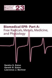 Cover von Biomedical EPR - Part A: Free Radicals, Metals, Medicine and Physiology