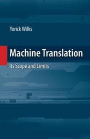 Cover von Machine Translation