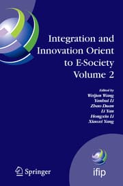 Cover von Integration and Innovation Orient to E-Society Volume 2