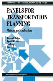 Cover von Panels for Transportation Planning