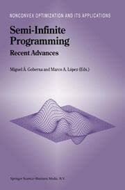 Cover von Semi-Infinite Programming