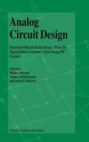 Cover von Analog Circuit Design