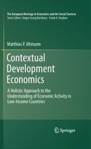 Cover von Contextual Development Economics