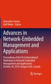 Cover von Advances in Network-Embedded Management and Applications