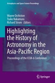 Cover von Highlighting the History of Astronomy in the Asia-Pacific Region