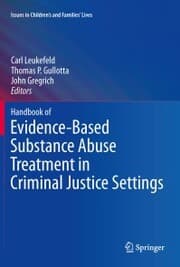 Cover von Handbook of Evidence-Based Substance Abuse Treatment in Criminal Justice Settings