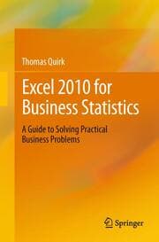 Cover von EXCEL 2010 for Business Statistics
