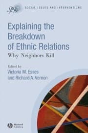 Cover von Explaining the Breakdown of Ethnic Relations