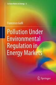 Cover von Pollution Under Environmental Regulation in Energy Markets