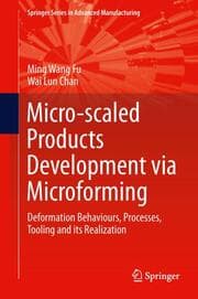 Cover von Micro-scaled Products Development via Microforming