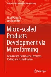 Cover von Micro-scaled Products Development via Microforming