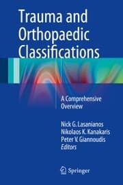 Cover von Trauma and Orthopaedic Classifications