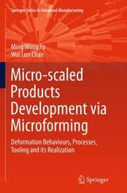 Cover von Micro-scaled Products Development via Microforming
