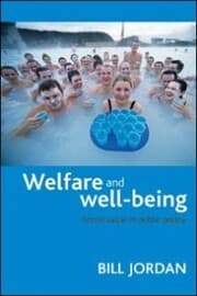 Cover von Welfare and well-being