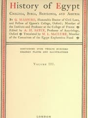Cover von History of Egypt, Chaldea, Syria, Babylonia, and Assyria, Vol. 3