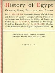 Cover von History of Egypt, Chaldea, Syria, Babylonia, and Assyria, Vol. 4