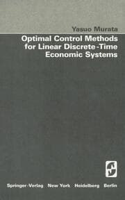 Cover von Optimal Control Methods for Linear Discrete-Time Economic Systems