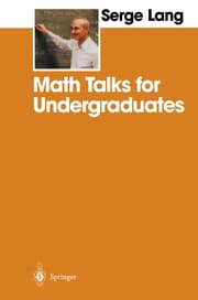 Cover von Math Talks for Undergraduates