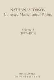Cover von Nathan Jacobson Collected Mathematical Papers