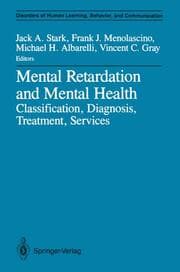 Cover von Mental Retardation and Mental Health