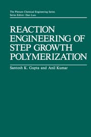 Cover von Reaction Engineering of Step Growth Polymerization