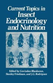 Cover von Current Topics in Insect Endocrinology and Nutrition