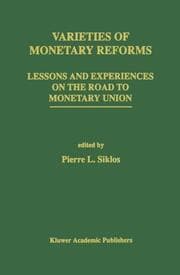 Cover von Varieties of Monetary Reforms