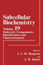 Cover von Endocytic Components: Identification and Characterization