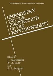 Cover von Chemistry for the Protection of the Environment