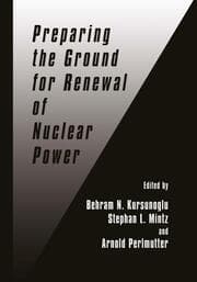 Cover von Preparing the Ground for Renewal of Nuclear Power