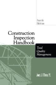 Cover von Construction Inspection Handbook