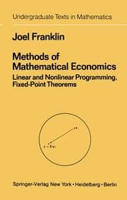 Cover von Methods of Mathematical Economics