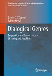 Cover von Dialogical Genres