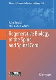 Cover von Regenerative Biology of the Spine and Spinal Cord