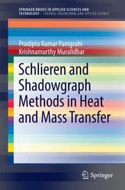 Cover von Schlieren and Shadowgraph Methods in Heat and Mass Transfer