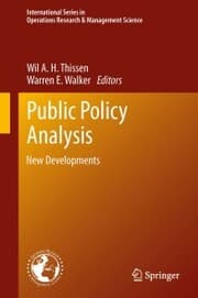 Cover von Public Policy Analysis