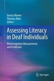 Cover von Assessing Literacy in Deaf Individuals
