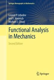 Cover von Functional Analysis in Mechanics