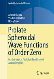 Cover von Prolate Spheroidal Wave Functions of Order Zero
